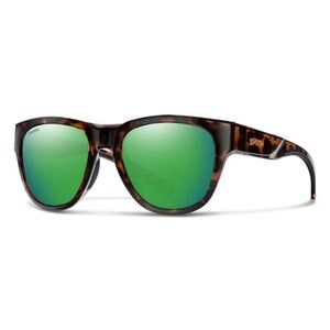 $269 SMITH Rockaway ChromaPop Polorized Green Mirror Lens Sunglasses NEW